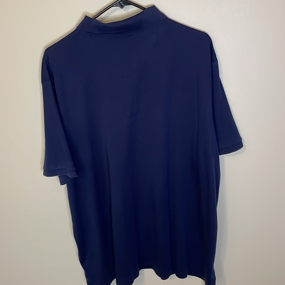 POLO‎ Ralph Lauren XL Navy 3 Button Classic Polo Shirt 100% Cotton Minimalist - Picture 7 of 8